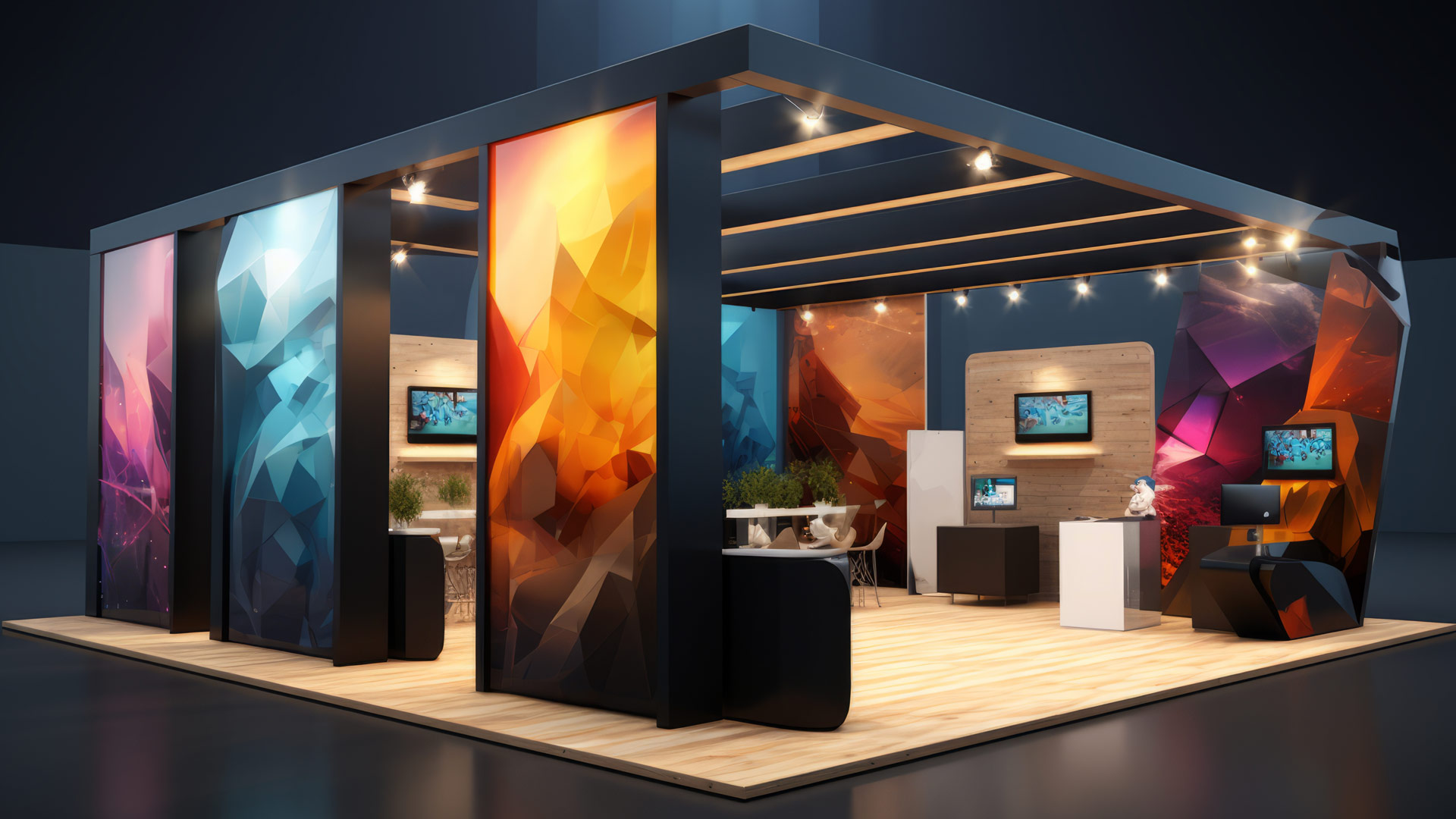 Kreative Wings exhibition design project